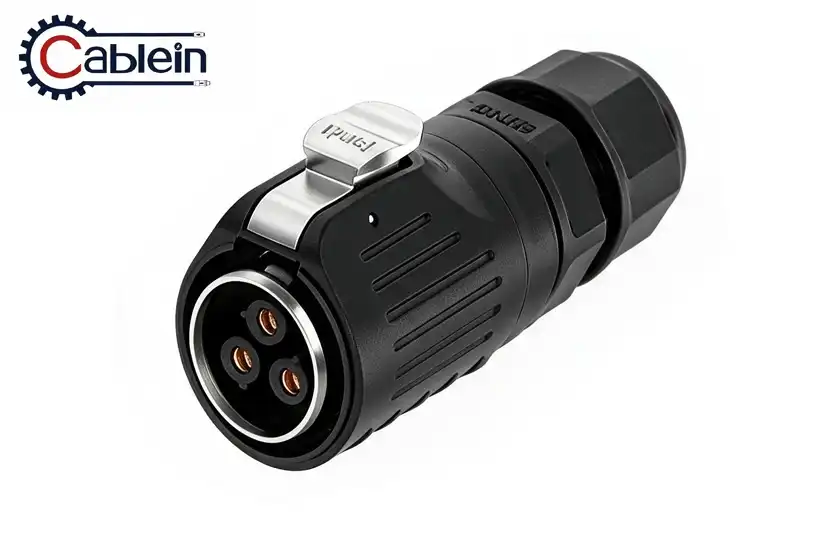 LP24 3-Pin Screw Terminal Waterproof Connector